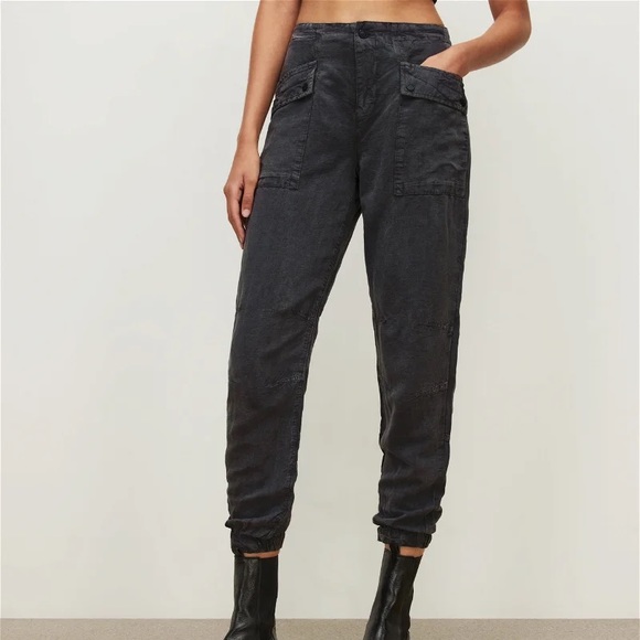 All Saints Val Trouser in Anthracite Sz 8 - Picture 1 of 7